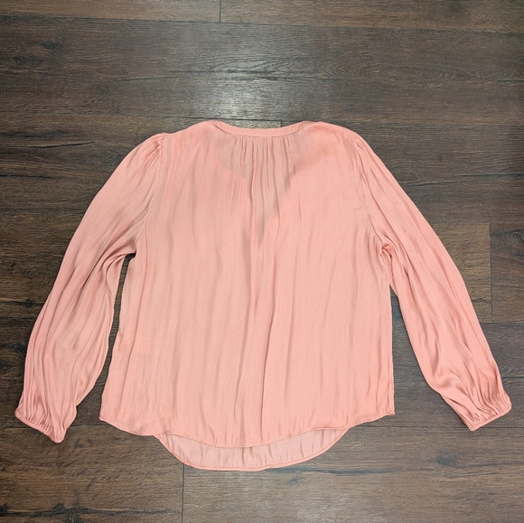 Banana Republic Blush Pink Long Sleeve Blouse – Size M - Picture 7 of 8